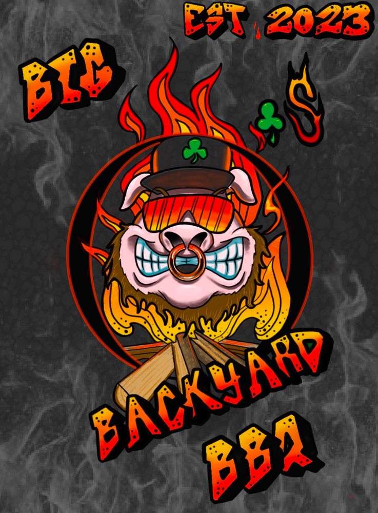 Big O's Backyard BBQ Logo