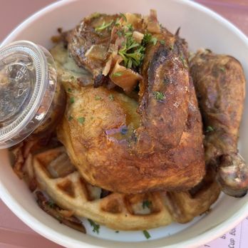 Noble Rotisserie - Chicken Waffles - Chicken Shop Near Me - Long Beach, California