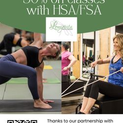 Longevita Pilates and Yoga Studio - Thanks to our partnership with Truemed, you may now be eligible to use your Health Savings Account (HSA) or Flexible Spending Account (FSA)
