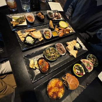 Divvy - four of the premade boards: Savor, Favorites, Taste, and Cheese Please - New American Near Me - Carmel, Indiana