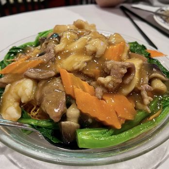 The Empress Seafood Restaurant - Combination pan fried noodles (chow mein) - Dim Sum Near Me - Denver, Colorado The Empress Seafood Restaurant - Combination pan fried noodles (chow mein) - Dim Sum Near Me - Denver, Colorado