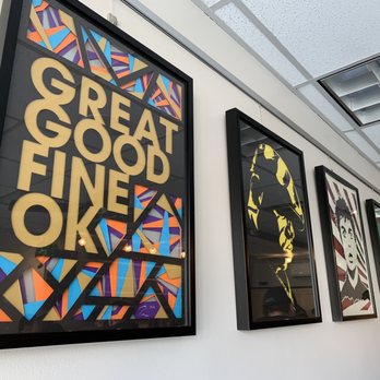 Motion Craft Brewed - Interesting selection of signs. Lots of famous musicians and...Great Good Fine Ok. Hmm... - Breweries Near Me - Massapequa Park, New York
