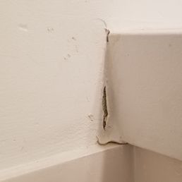 This is around the tub. This is the master bathroom. We've maybe used the tub 10 times.... it's so bad!