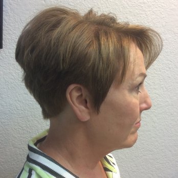 Artistically Blessed Salon - Side view short women's haircut - Hair Salons Near Me - Fort Worth, Texas