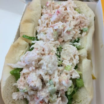 Nathan's Famous - Lobster roll $7 not good - Hot Dogs Near Me - Brooklyn, New York