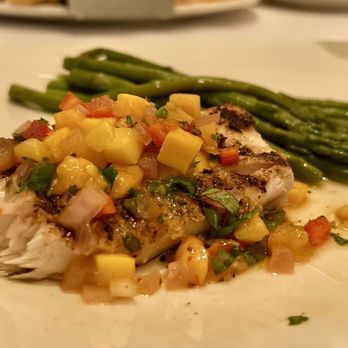 Bonefish Grill - Mahi-Mahi with mango topping! - Seafood Near Me - Tampa, Florida Bonefish Grill - Mahi-Mahi with mango topping! - Seafood Near Me - Tampa, Florida