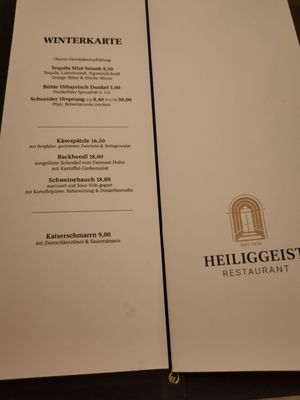 Menu photo 2 Heiliggeist Mainz, RP Menu photo 2 Heiliggeist Mainz, RP