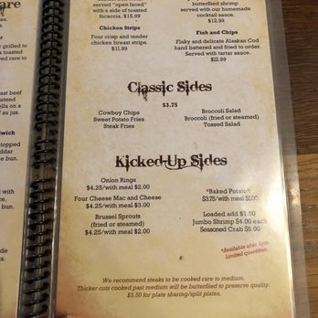 Proud Cut Saloon - Sides - Steakhouses Near Me - Cody, Wyoming Proud Cut Saloon - Sides - Steakhouses Near Me - Cody, Wyoming