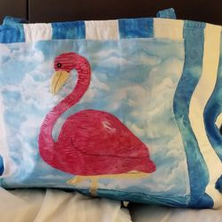 The Artistry - Handmade and hand painted fabric bag