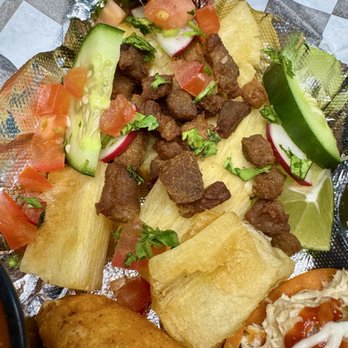 Tolis Pupuseria - Fried yuca, grilled steak & pico de gallo. - Salvadoran Near Me - Brooklyn Park, Minnesota Tolis Pupuseria - Fried yuca, grilled steak & pico de gallo. - Salvadoran Near Me - Brooklyn Park, Minnesota