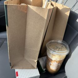 Starbucks - Iced Brown Sugar Oatmilk Shaken Espresso with soy