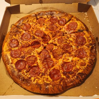 Little Caesars Pizza - Pretzel crust with pizza sauce ($6.99):  get it before it's gone.  Savory and better than their classic pizza, 8/10. - Pizza Near Me - San Diego, California
