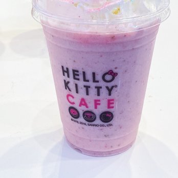 Hello Kitty Cafe - Strawberry Dream Smoothie - Cafes Near Me - Irvine, California Hello Kitty Cafe - Strawberry Dream Smoothie - Cafes Near Me - Irvine, California