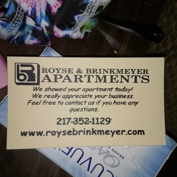 Royse & Brinkmeyer Apartments - Showing my apartment without any notice! Complete disregard for tenants, their personal belongings, or pets. - Apartments Near Me - Champaign, Illinois Royse & Brinkmeyer Apartments - Showing my apartment without any notice! Complete disregard for tenants, their personal belongings, or pets. - Apartments Near Me - Champaign, Illinois
