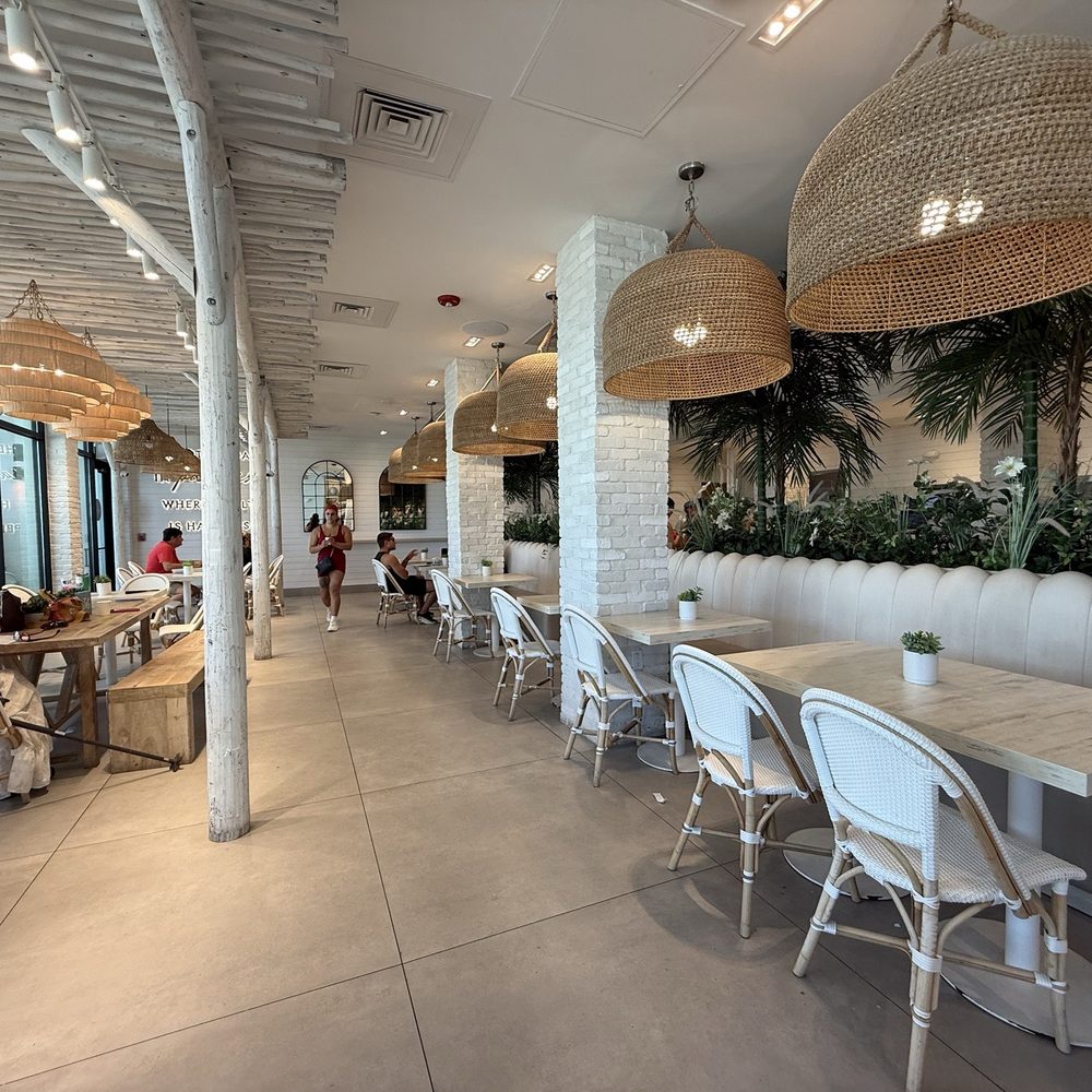 Pura Vida Miami - Inside seating - Breakfast & Brunch Near Me - Delray Beach, Florida Pura Vida Miami - Inside seating - Breakfast & Brunch Near Me - Delray Beach, Florida