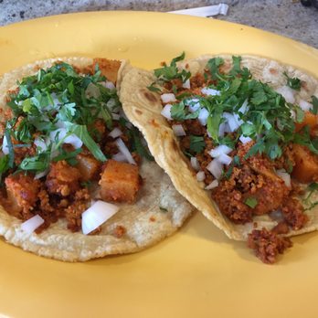 Minna's Restaurant - Chorizo and Potato Tacos. - Mexican Near Me - Chicago, Illinois
