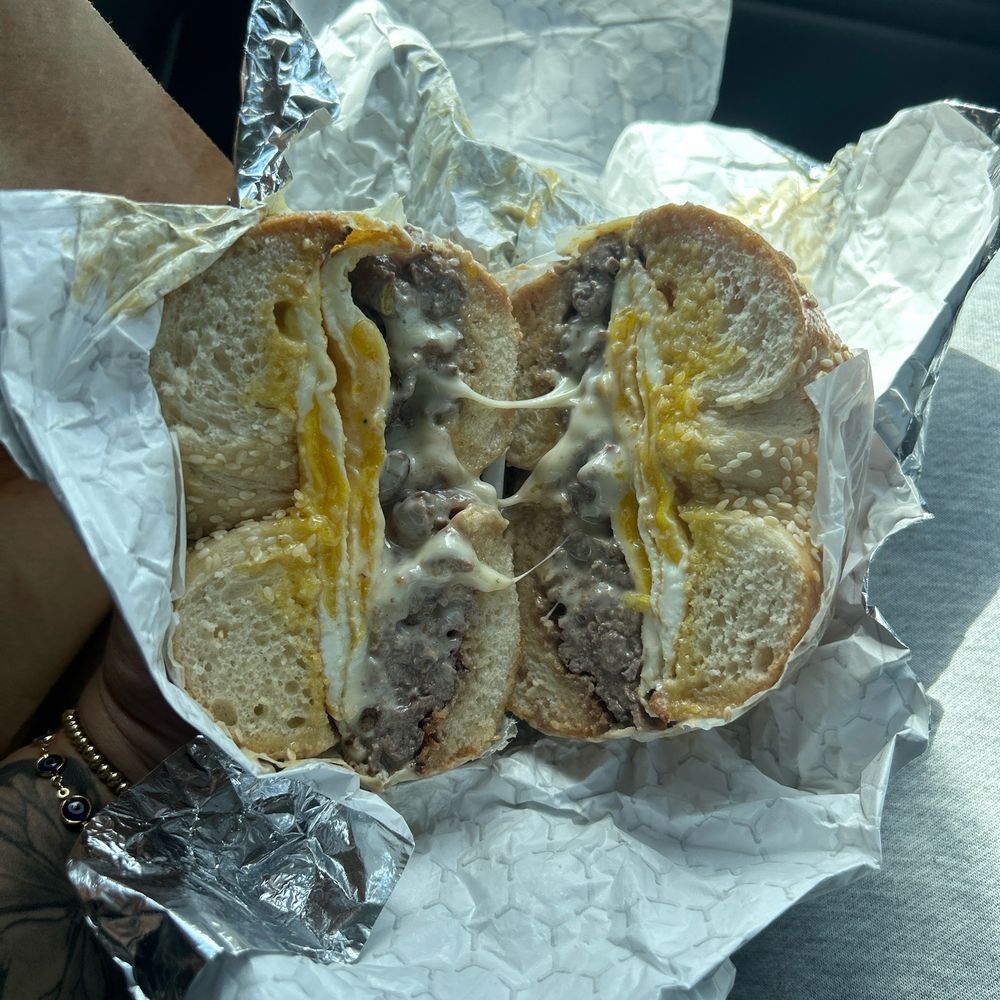 Brooklyn Dough - Steak Egg & Cheese - Bagels Near Me - Naples, Florida