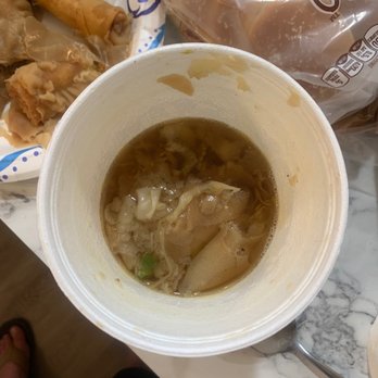 Full Moon Palace - Egg roll soup - Chinese Near Me - Galt, California