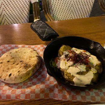 Cafe Landwer - Roasted Eggplant in Tahini (PB) - Cafes Near Me - Brighton, Massachusetts Cafe Landwer - Roasted Eggplant in Tahini (PB) - Cafes Near Me - Brighton, Massachusetts