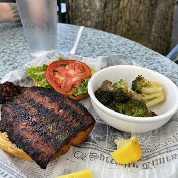 Harps American Pub & Grill - Blackened Fish Sandwich - Burgers Near Me - Jacksonville, Florida