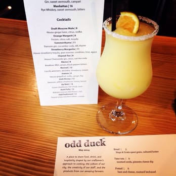 Odd Duck - Orange margaritas...so good! - American Near Me - Austin, Texas