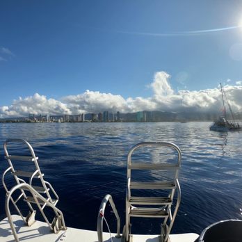 Dive Oahu - View from the back deck. What a beautiful experience! - Dive Shops Near Me - Honolulu, Hawaii Dive Oahu - View from the back deck. What a beautiful experience! - Dive Shops Near Me - Honolulu, Hawaii