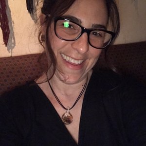 Photo of Jim Loewer Glass - Philadelphia, PA, United States. Glassblown piece as necklace and art.