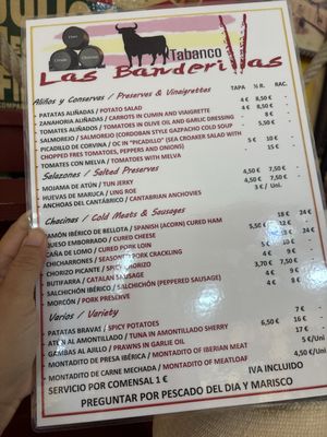 Menu photo 3 Tabanco Las Banderillas Jerez, CA Menu photo 3 Tabanco Las Banderillas Jerez, CA