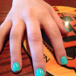 Helen's Nails - Niece's nails done with the added tips!