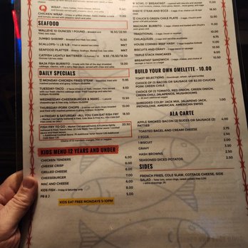 Q Bar & Grill - Menu - Seafood Near Me - Phoenix, Arizona Q Bar & Grill - Menu - Seafood Near Me - Phoenix, Arizona