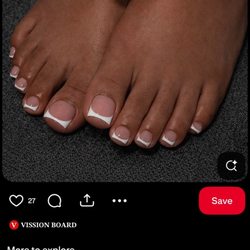 Reference photo of toes and nails