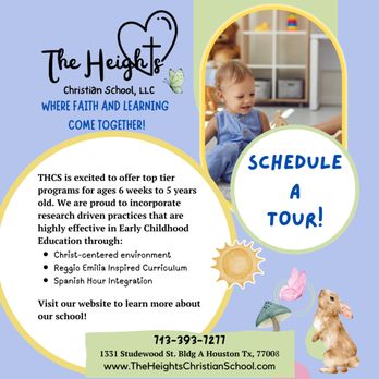 The Heights Christian School - Preschools Near Me - Houston, Texas The Heights Christian School - Preschools Near Me - Houston, Texas