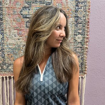 Sky Salon - Long with highlights and face-framing layers - Hair Salons Near Me - Hayward, California Sky Salon - Long with highlights and face-framing layers - Hair Salons Near Me - Hayward, California
