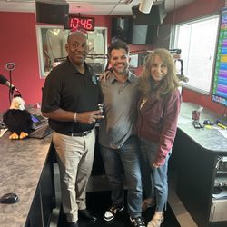 97.3 The Eagle - Chilling with the Eagles team
