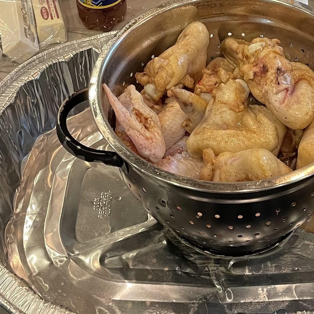 Blue Beaver Luxury Cabins - Chicken that didn't get to finish cooking - Hotels Near Me - Broken Bow, Oklahoma