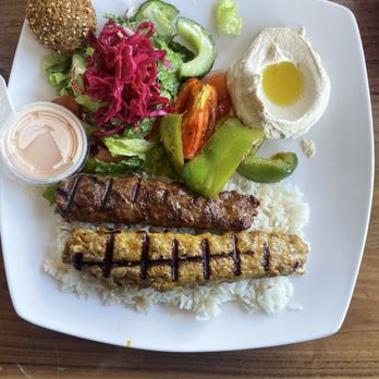 Truva Mediterranean Grill - #12 Adana Mix Plate - Mediterranean Near Me - Pleasanton, California Truva Mediterranean Grill - #12 Adana Mix Plate - Mediterranean Near Me - Pleasanton, California