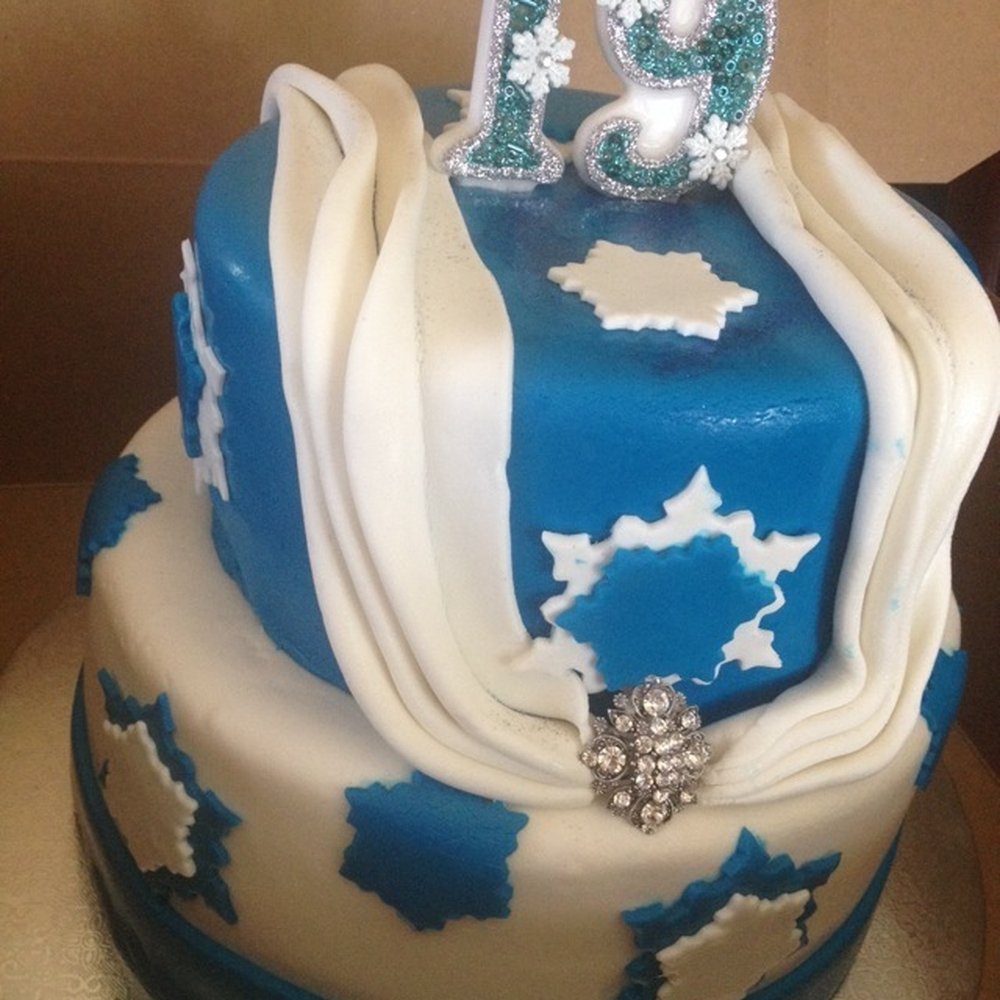 Tiffany's Catering - Frozen inspired Birthday cake(: - Caterers Near Me - Monterey Park, California