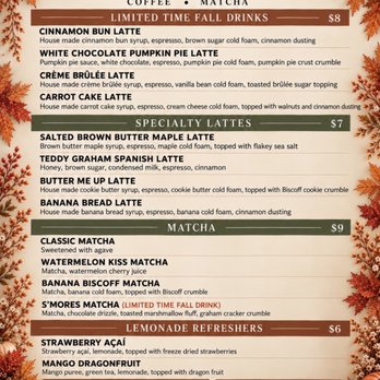 Whsk House - Fall Menu - Coffee & Tea Near Me - Norwalk, California Whsk House - Fall Menu - Coffee & Tea Near Me - Norwalk, California