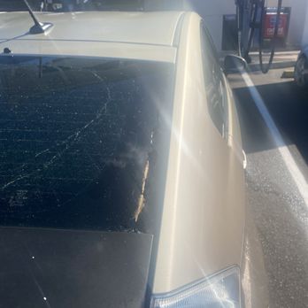Radiant Express Car Wash - Rear window damage caused by Radiant Express Car Wash Auburndale, FL - Car Wash Near Me - Auburndale, Florida Radiant Express Car Wash - Rear window damage caused by Radiant Express Car Wash Auburndale, FL - Car Wash Near Me - Auburndale, Florida