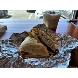 Bacon, egg, cheese on a ciabatta roll | #intenselypassionatephotography