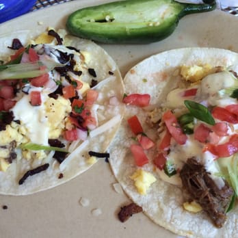Snooze, an A.M. Eatery - Two breakfast tacos - Breakfast & Brunch Near Me - Phoenix, Arizona Snooze, an A.M. Eatery - Two breakfast tacos - Breakfast & Brunch Near Me - Phoenix, Arizona
