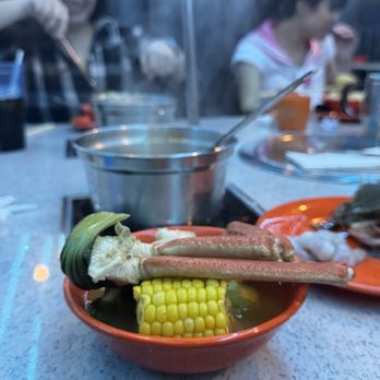 Volcano Hot Pot & BBQ - Hot Pot veggies and crab - Hot Pot Near Me - Orlando, Florida Volcano Hot Pot & BBQ - Hot Pot veggies and crab - Hot Pot Near Me - Orlando, Florida