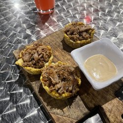 Condado Bar & Grill - Pork stuffed tostones
