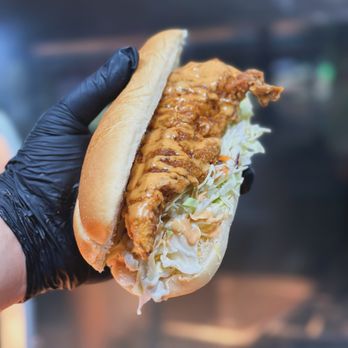 Naughty Chix & Waffles - Biggie Sandwich - Food Trucks Near Me - Valley Village, California Naughty Chix & Waffles - Biggie Sandwich - Food Trucks Near Me - Valley Village, California