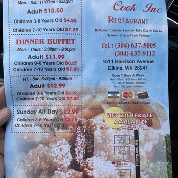 New China Cook - Menu - Chinese Near Me - Elkins, West Virginia New China Cook - Menu - Chinese Near Me - Elkins, West Virginia