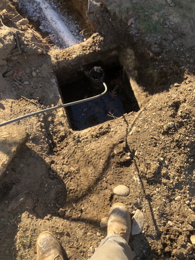 Slide of Central Mass Drain Cleaning