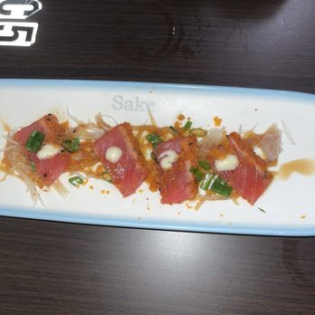 Sake - Seared pepper tuna poke - Sushi Bars Near Me - Rancho Cordova, California Sake - Seared pepper tuna poke - Sushi Bars Near Me - Rancho Cordova, California