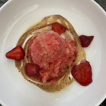Oenotri - Strawberry granita - Italian Near Me - Napa, California Oenotri - Strawberry granita - Italian Near Me - Napa, California