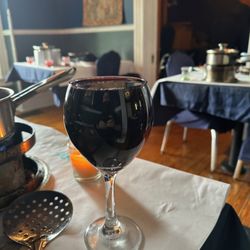 When they say the wine glass is filled to the top, they mean the TOP.