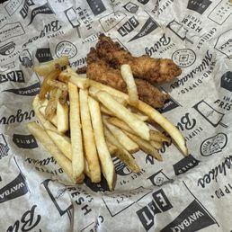 Chicken tenders and fries Chicken tenders and fries